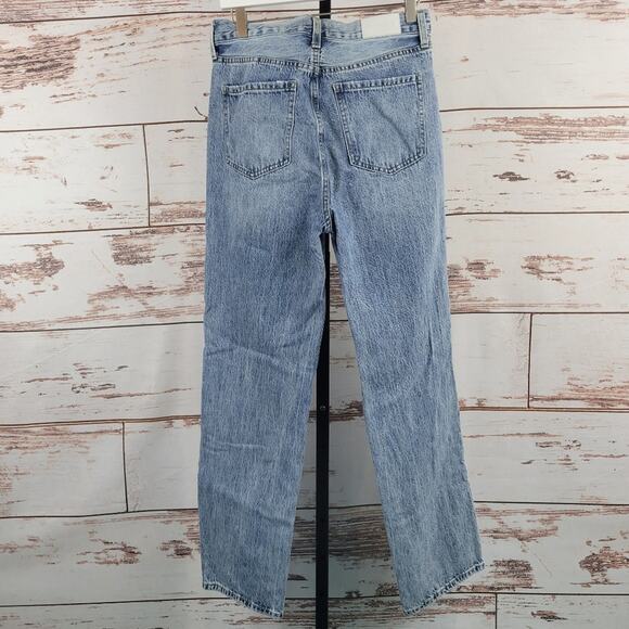 Pistola Cassie Distressed High Rise Straight Leg Jeans 28 - Picture 2 of 10